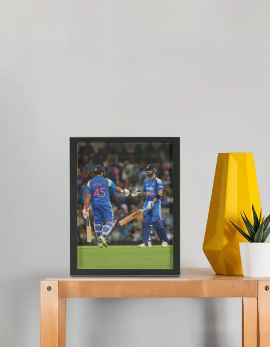 Indian Cricket Legends – Iconic Partnership Wall Art (A4) 🏏🇮🇳